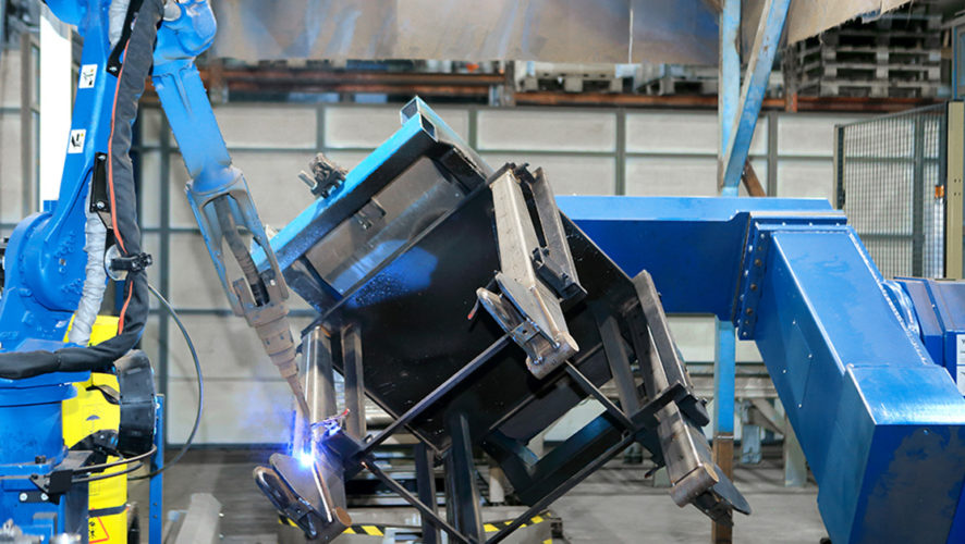 Robotic welding of a workpiece requires seamless collaboration